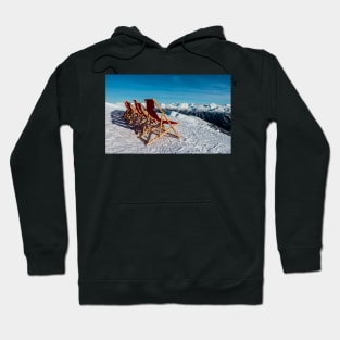 Deckchairs in the Snow Hoodie